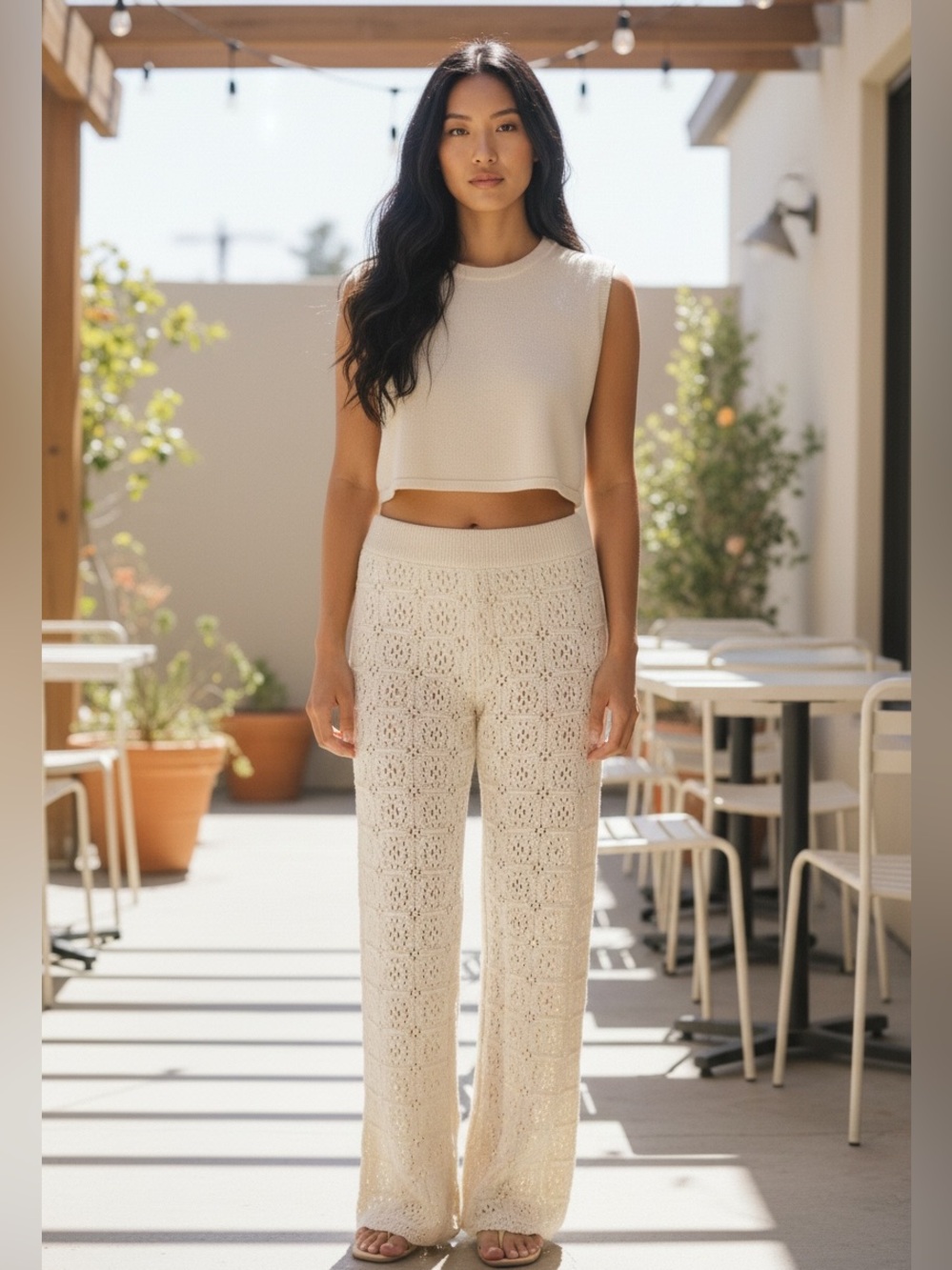 ASOS CROCHET PANTS SZ 4